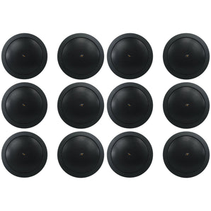 (12) JBL CONTROL 14C/T-BK 4" 25w 70v Commercial Black In-Ceiling Speakers