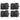 (8) Rockville WET-7020B Black 5.25" Swivel Multi Room Home Audio Wall Speakers