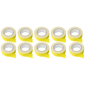 10) Rolls Rockville Pro Audio/Stage Wire ROCK GAFF Yellow Gaffers Tape 2"x100 Ft