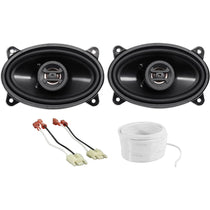 4x6" Front Factory Speaker Replacement Kit for Jeep Wrangler YJ (1987-1995)