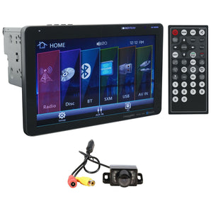 Soundstream VR-1032XB 10.3" Car Monitor DVD Bluetooth Receiver SiriusXM+Camera