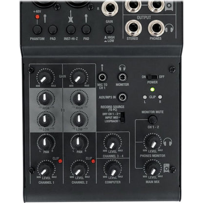 (2) SRT215 1600W 15in PA Speaker Bundle with Mixer, Stands & Headphones