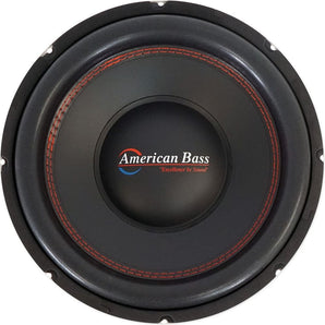 American Bass TITAN 1244 12" 1600w Peak/800w RMS Car Subwoofer w/ 3" voice coil