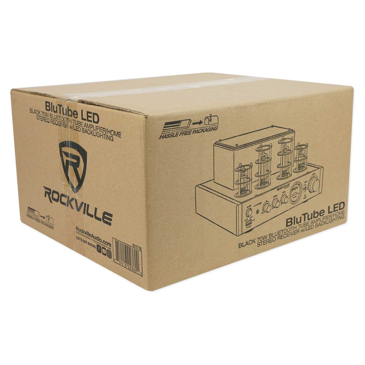 BluTube LED + HP5S-8 BK 4-Pack Bundle