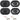 Front+Rear Rockville 6x8" Factory Speaker Replacement For 2001-11 Mazda Tribute