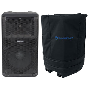 Samson RS112A 12" 400w Powered DJ PA Speaker w/Bluetooth/USB + Padded Slip Cover