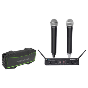 Samson Concert 288 Handheld Dual Channel Wireless Microphone System+Free Speaker