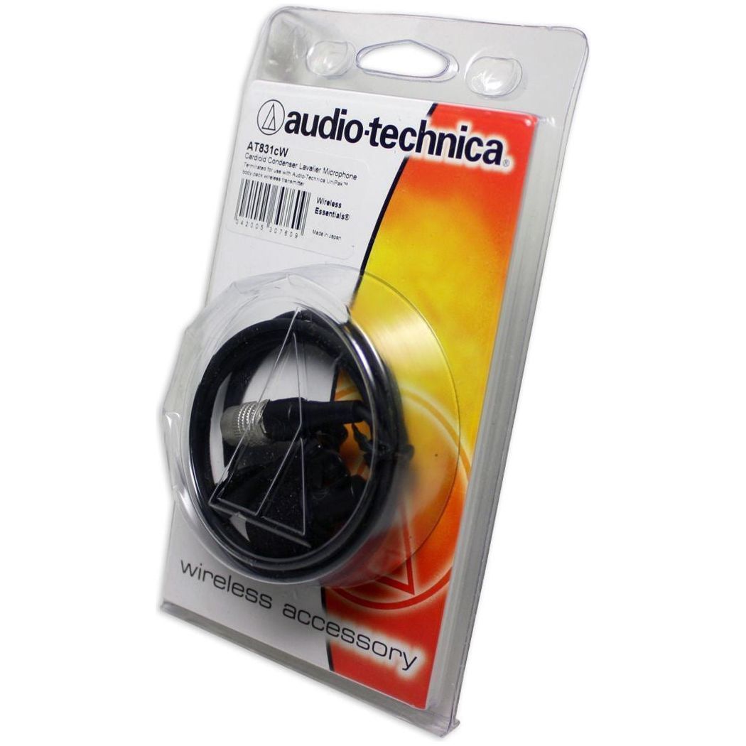 Audio Technica AT831CW Clip-On Lavalier Microphone