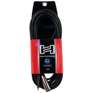 4 Hosa PXM-120 20 Foot 1/4" TS To XLR Male Unbalanced Interconnect Audio Cables
