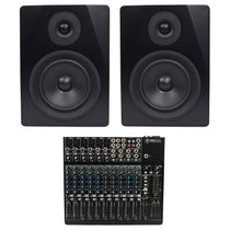 1402VLZ4 Mixer with (2) APM5B Studio Monitors
