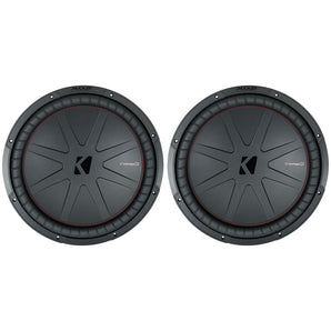 (2) Kicker 48CWR154 COMPR15 3200 Watt 15" Car Stereo Subwoofers Subs CWR15-4