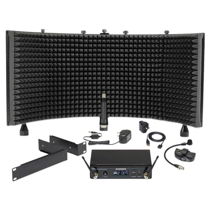 AirLine AWX Wind Instrument Wireless Horn Microphone with Isolation Shield
