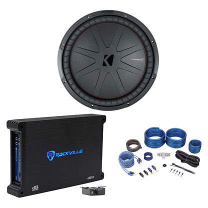 CompR 1600W 15" Subwoofer + dB13 Mono Amplifier + RWK41 Amp Kit