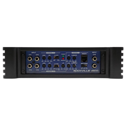 dB55 5-Channel Amplifier + 4 AWG 4-Channel Kit Bundle