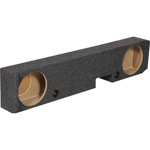 Dual 10" Subwoofer Sub Box Enclosure For 2001-08 Ford F250/F350 Super Duty Xcab