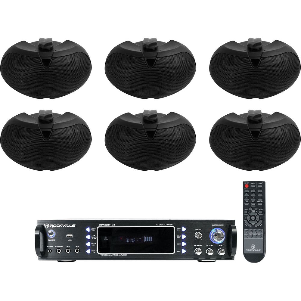 RPA60BT + D4-16 Black 6-Pack