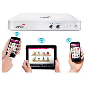 HDKaraoke HDK Box 2.0 Wi-Fi Karaoke Machine System For TV/iPad/iPhone/Android