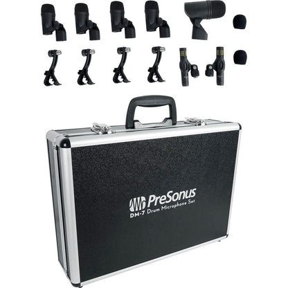 DM-7 Drum Microphone Kit + Mackie MP-120 In-Ear Monitors