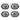 (4) Clarion SE6825C 300 Watt 6x8" 2 Way Car Audio Speakers