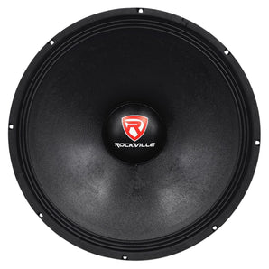 Rockville RVP18W8 1200 Watt 18" Mid-Bass Driver Car Audio Speaker Mid-Range