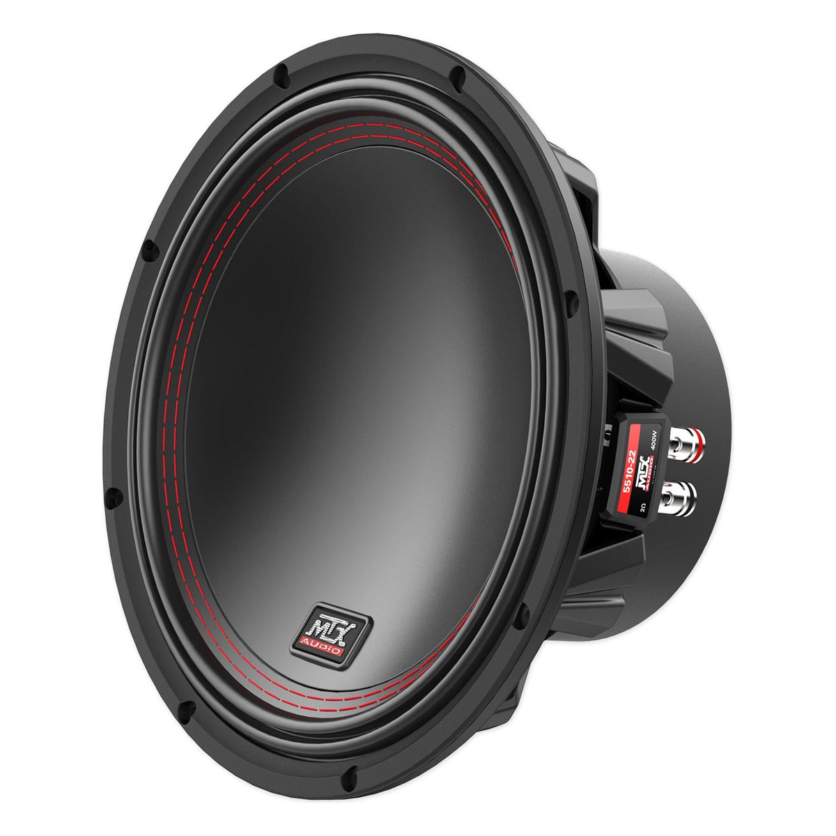 5510-22 10" Subwoofer, Sealed Enclosure, Amplifier & Amp Kit