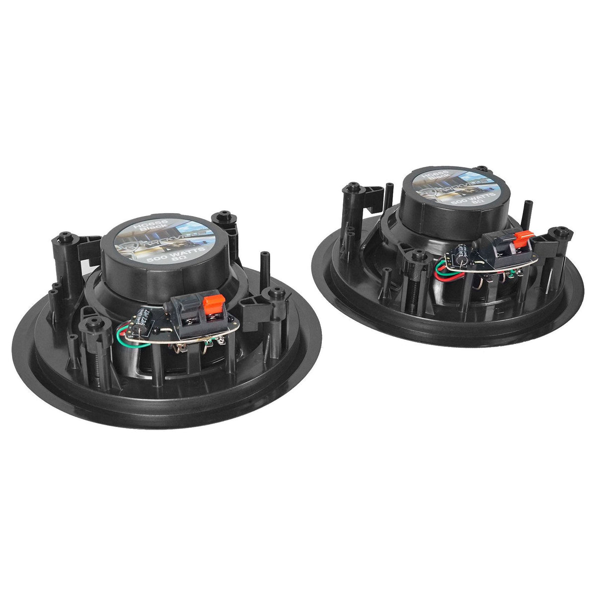 RX113 Home Theater Amplifier Receiver + (4) 6.5" Black Ceiling Speakers