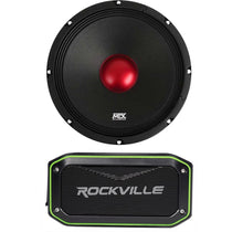 Thunder RTX108 10" Mid-Bass Speaker + ROCK ANYWHERE Waterproof Bluetooth Speaker