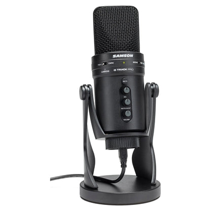 G-Track Pro Studio USB Condenser Microphone with Interface and Vocal Isolation Shield