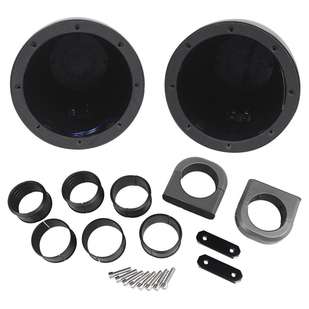 KM654L 6.5" Marine LED Speakers + Wakeboard Tower Enclosures