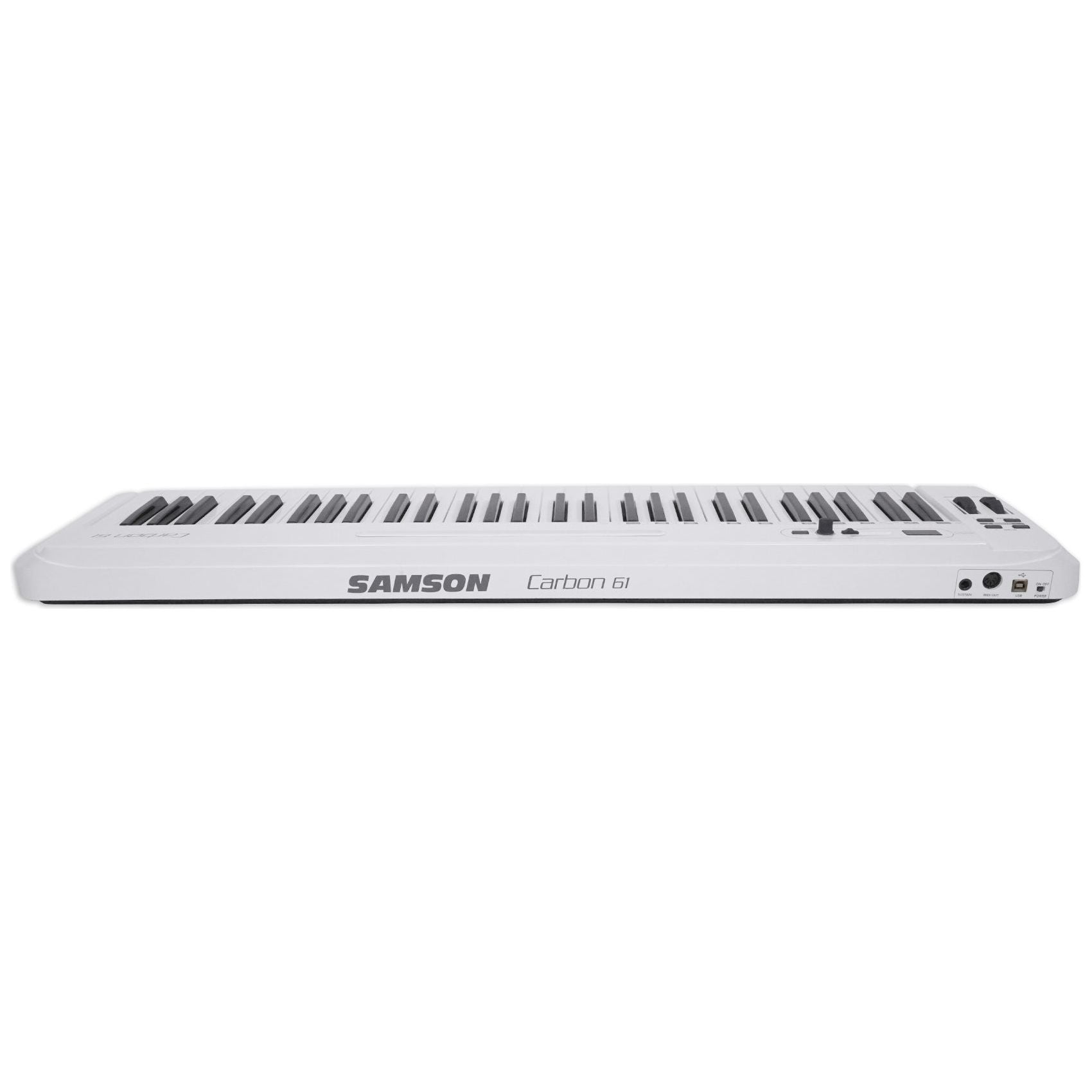 Samson Carbon 61 Key USB MIDI DJ Keyboard Controller+Software+(2) Micr ...
