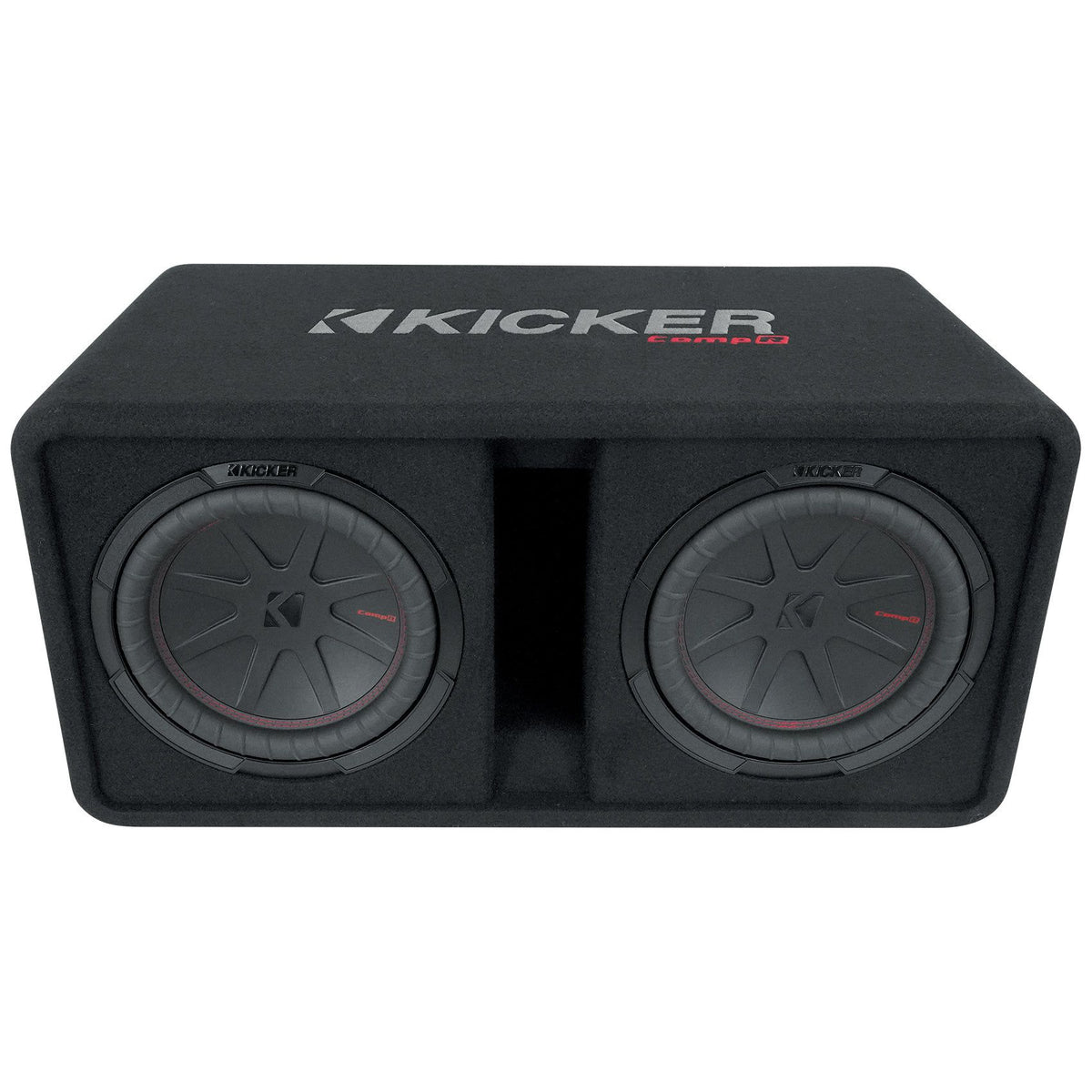 KICKER 48DCWR102 CompR 10" 1600w Dual Subwoofers+Vented Sub Enclosure COMPR10