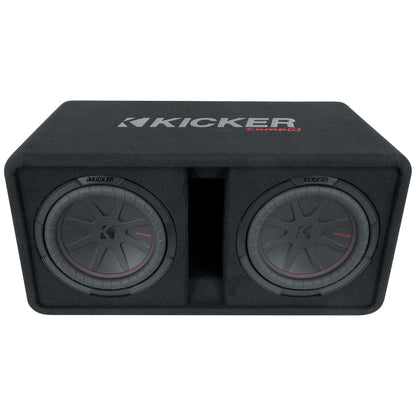 KICKER 48DCWR102 CompR 10" 1600w Dual Subwoofers+Vented Sub Enclosure COMPR10