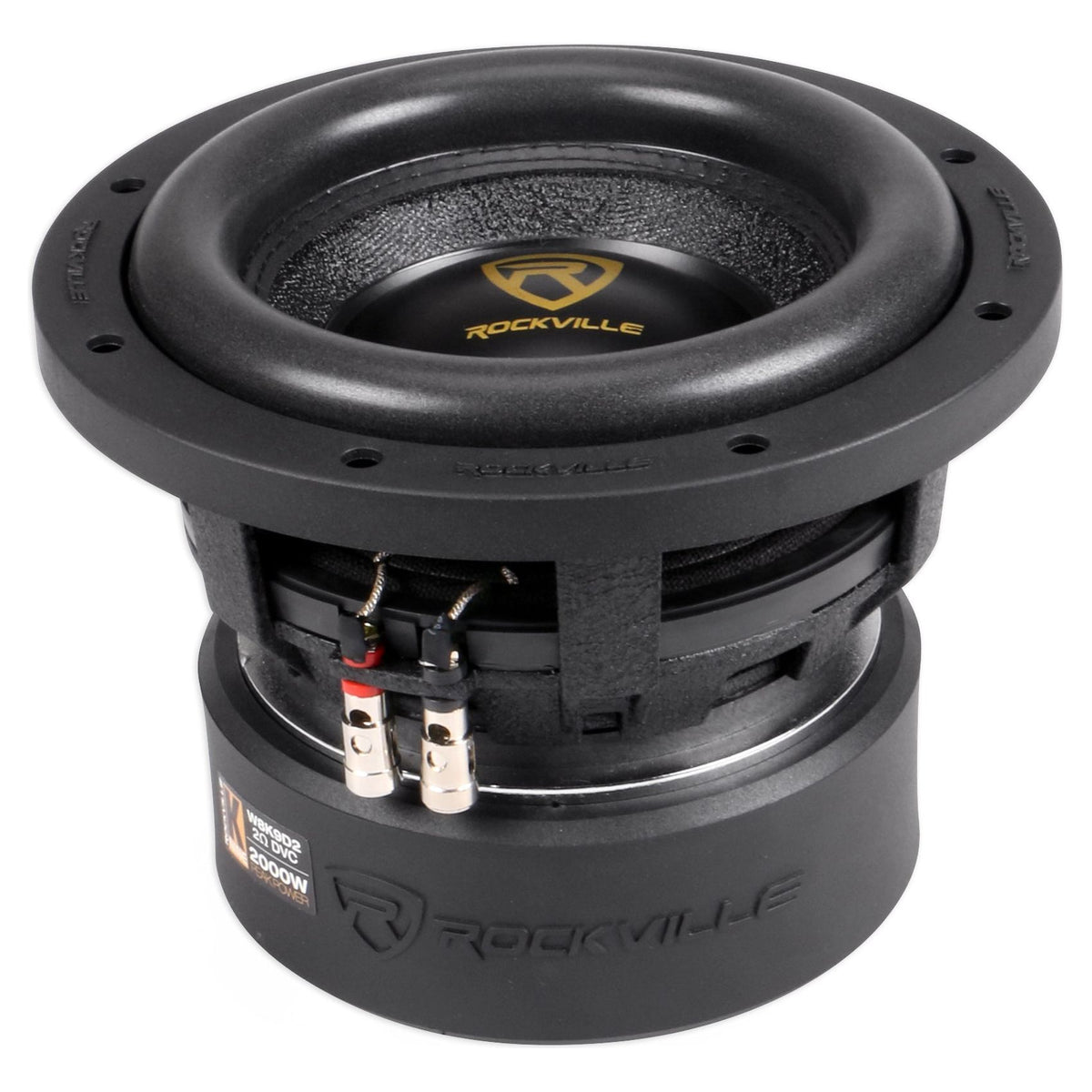 W8 K9 Series 8" Subwoofers 2-Pack + dB14 Amplifier Bundle