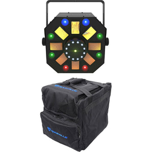 Chauvet DJ Swarm Wash FX ILS RGBAW+UV LED DMX Derby/Laser/Strobe Light+Carry Bag