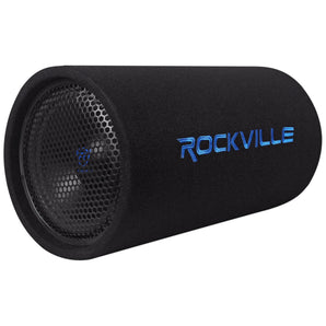 Rockville RTB10A 10" 500w Powered Subwoofer Bass Tube + Bass Remote