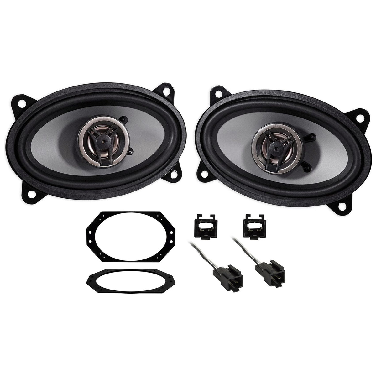 CS46CX Front Speaker Replacement Kit For Jeep Wrangler TJ 97-02