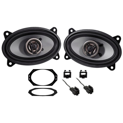 CS46CX Front Speaker Replacement Kit For Jeep Wrangler TJ 97-02