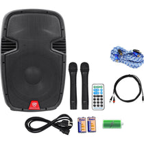 Powered 12" Rechargeable YouTube iPad/iPhone/Laptop Pro Karaoke System