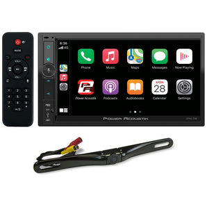 Power Acoustik CPAA-70M 7" Carplay/Android/Bluetooth Monitor Receiver+Backup Cam