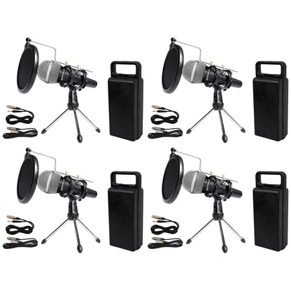 RMC‑XLR 4-Pack + RTMS21 Desktop Stands Bundle