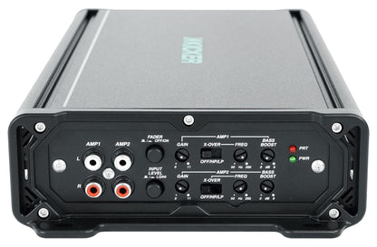 48KMA3604 4-Channel Marine Amplifier + Amp Kit + RCA Cables
