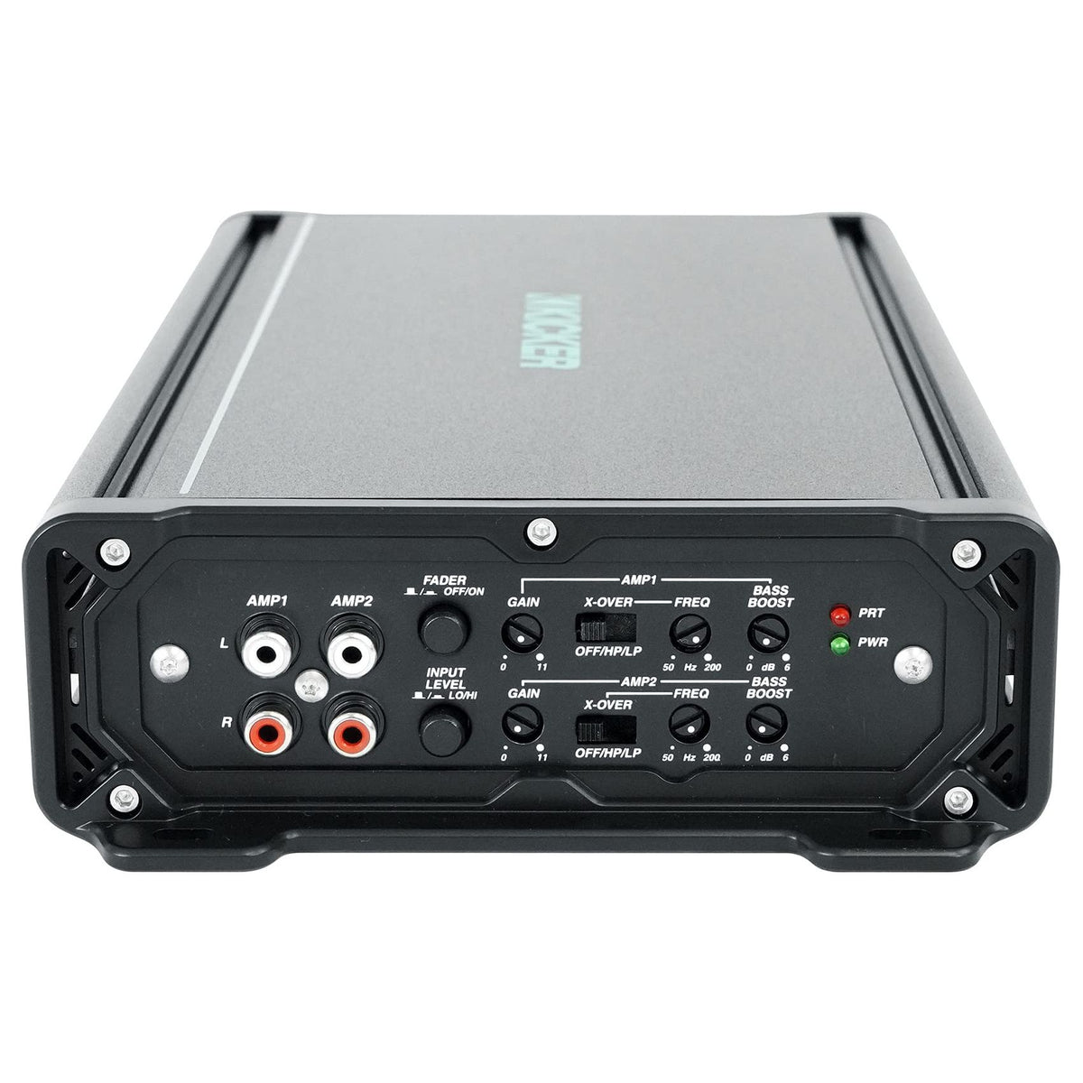 KICKER 48KMA3604 360 Watt 4-Channel Marine Amplifier Boat Amp KMA360.4