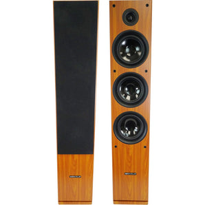 (2) Rockville RockTower 64C Classic Home Audio Tower Speakers Passive 4 Ohm