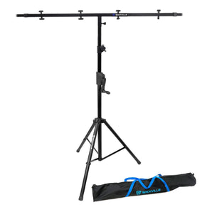 Rockville RVCS2 Adjustable Crank-Up Tripod Lighting Stand w/ Adjustable Crossbar