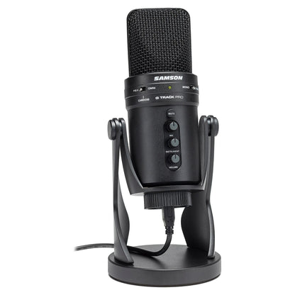 G-Track Pro USB Recording Microphone with Audio Interface and Pop Filter