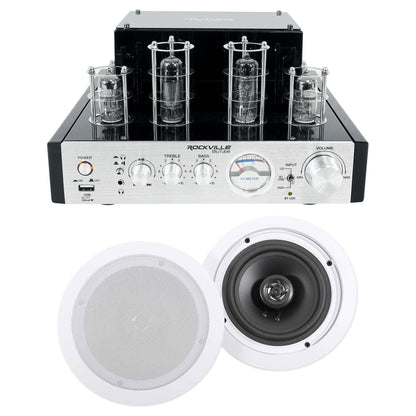 BluTube Tube Amplifier/Home Theater Receiver + (2) 6.5" Ceiling Speakers