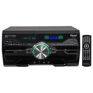 Technical Pro DV4000 Home Theater DVD Receiver+(2) 8" Red LED Ceiling Speakers