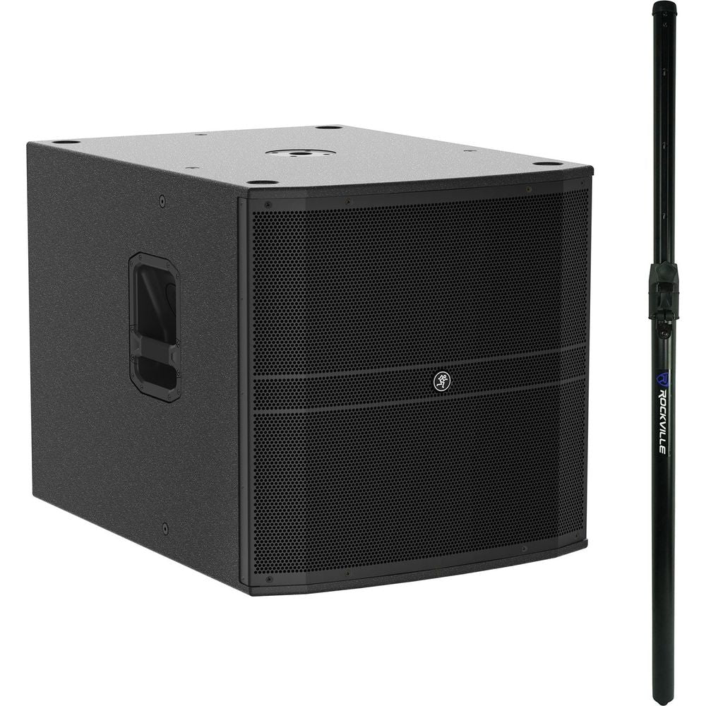 DRM18S-P 18" 2000w Passive DJ PA Subwoofer+Air Assist Speaker Pole Mount
