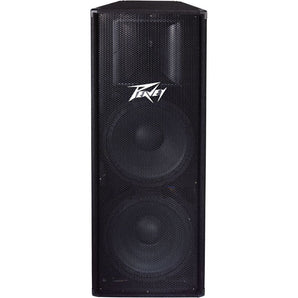 Peavey PV215 Dual 15" 1400W 2-Way Speaker Cabinet Trapezoidal Enclosure PV 215