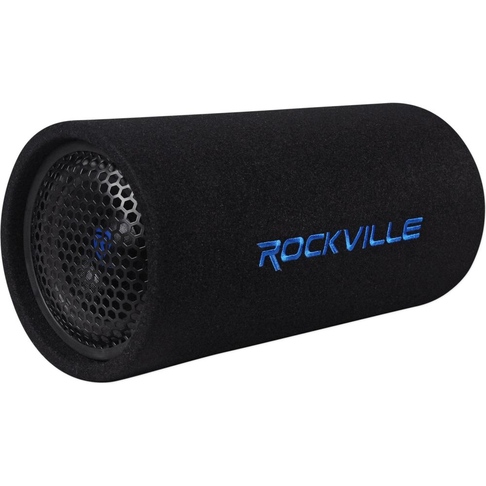 6.5" Powered Subwoofer Sub Bass Tube+MP3 Input+Amp Kit For Jeep Wrangler 87-06